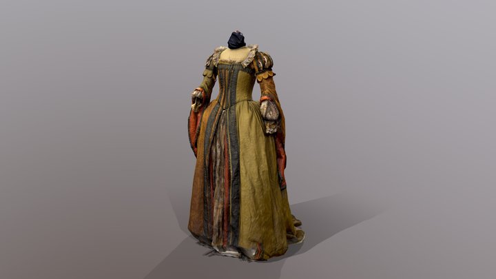 Theatre Dress 3D Model