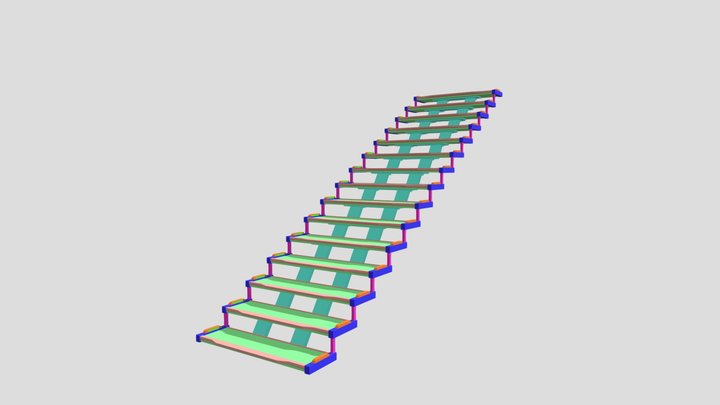 Stairs 3D Model