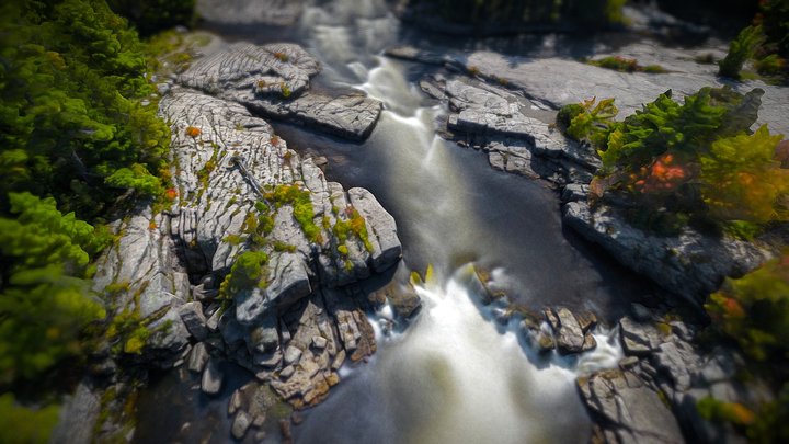 Pabineau Falls, New Brunswick, Canada – Modelo 3D gratuito STL