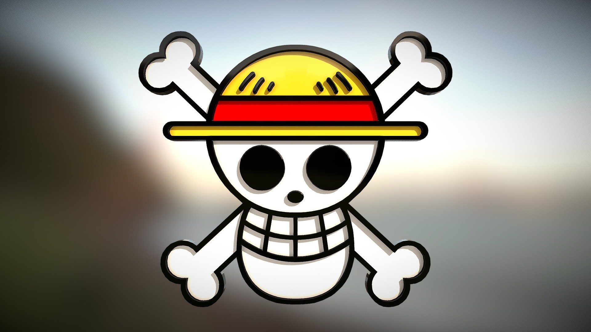 Straw Hat Pirates Logo - Buy Royalty Free 3D model by AnshiNoWara  (@AnshiNoWara) [98d69de]