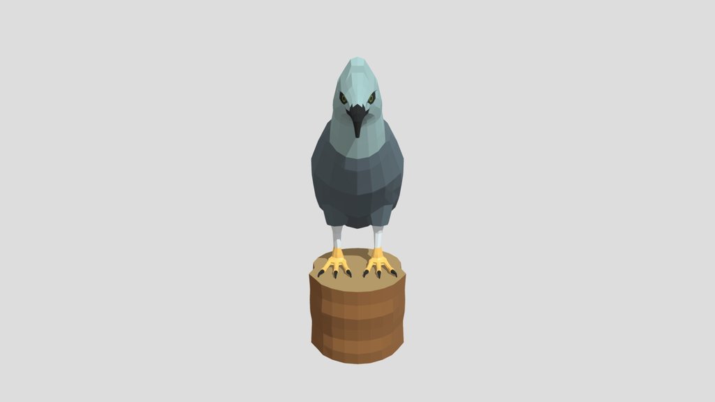 Low Poly Harpy Eagle