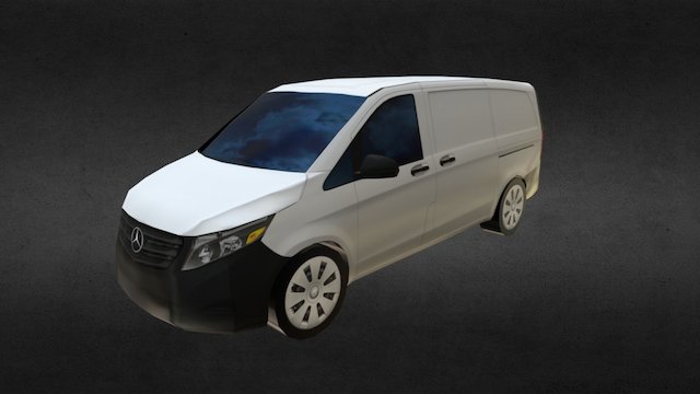 D3S MB Vito Panel Van (W447) '15 3D Model