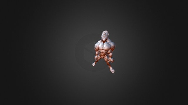 Super Strong Dude Dance 3D Model
