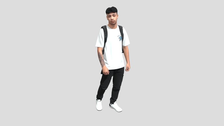 Casual Streetwear Portrait – Modelo 3D gratuito STL