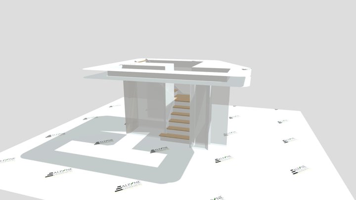 Alpine_Custom_Stairs_1007.1 3D Model