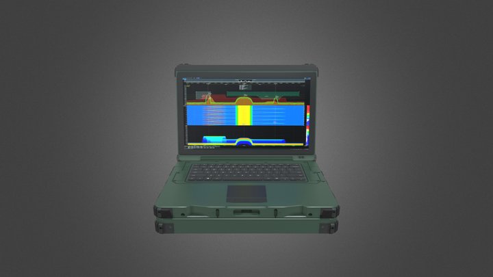 Spektrumanalysator Spectran V6 MIL 3D Model