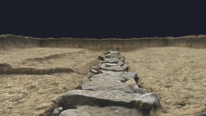 Trench SPF37, Castleton, Derbyshire, UK 3D Model