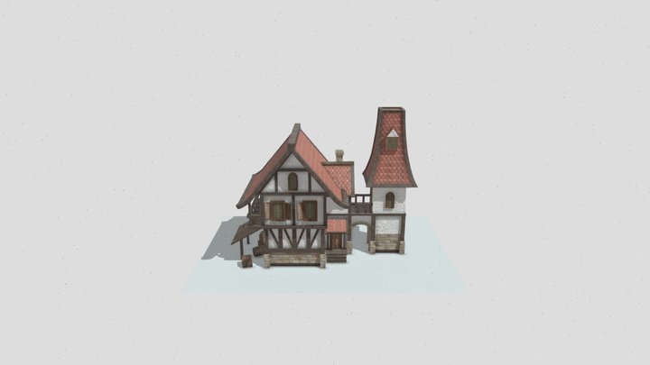 TP4_Re-correction_Maison_MeiQi Liu 3D Model