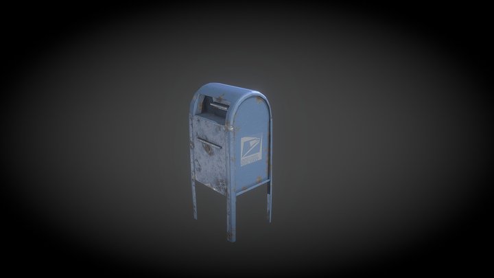 Post Office Box 3D Model