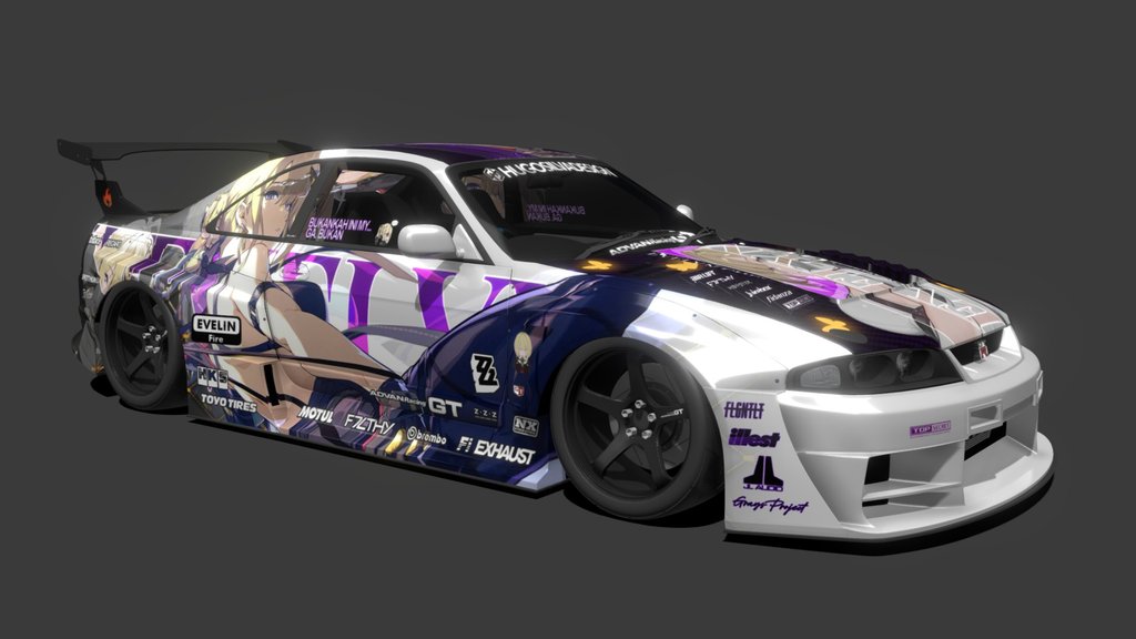 Nissan Skyline GTR-R33 Top Secret x Hugosilva