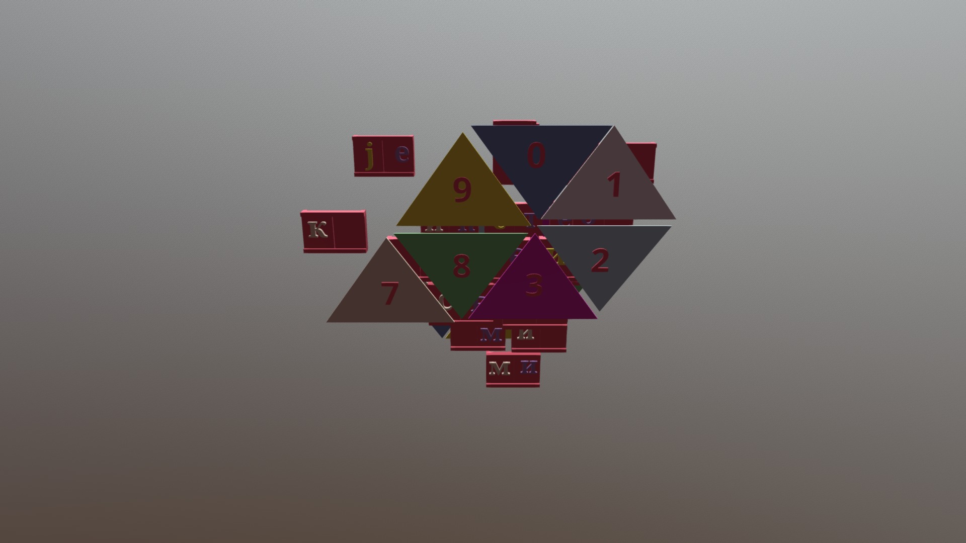 3D model Бићете ми свети - This is a 3D model of the Бићете ми свети. The 3D model is about a group of cards.