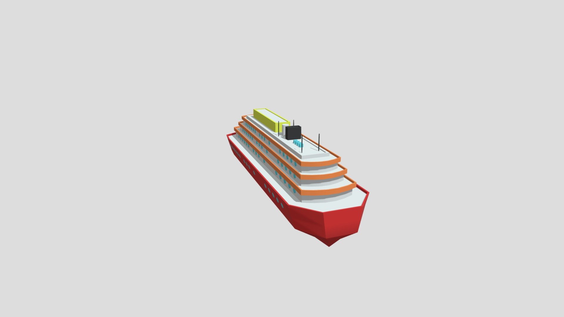 Cruiseship from Poly by Google
