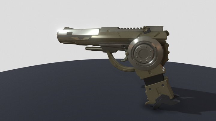Gun. Pistol 3D Model
