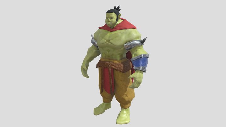 orco con capa 3D Model