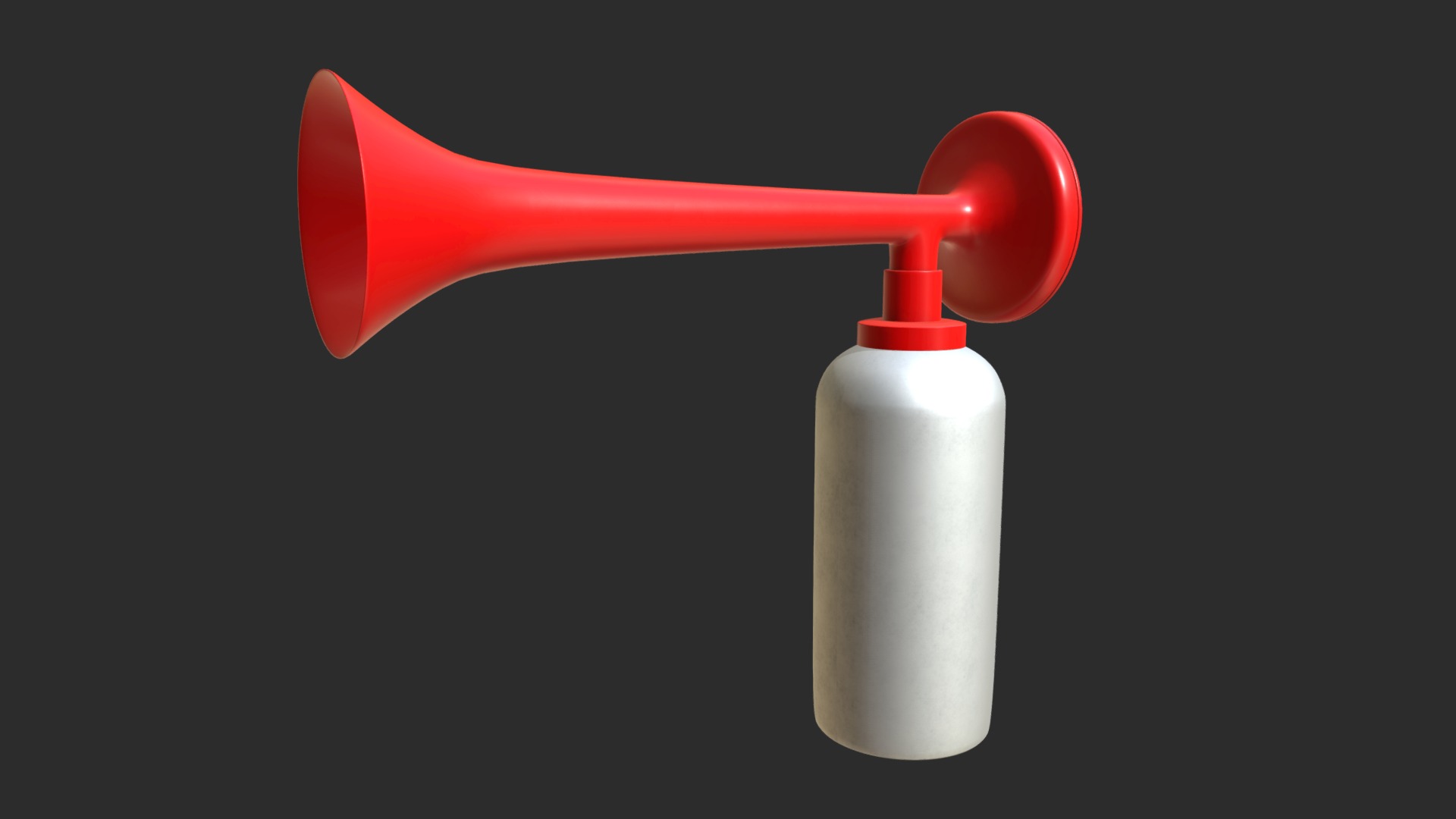 3D model Air horn - This is a 3D model of the Air horn. The 3D model is about arrow.