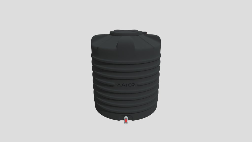 Water Tank 1a Black