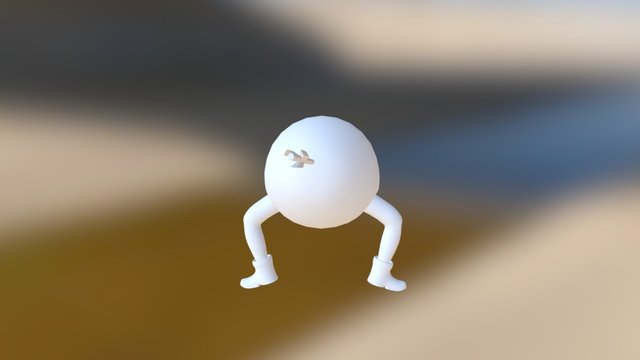 Bosch, The Last Judgement, Egg creature model 3D Model