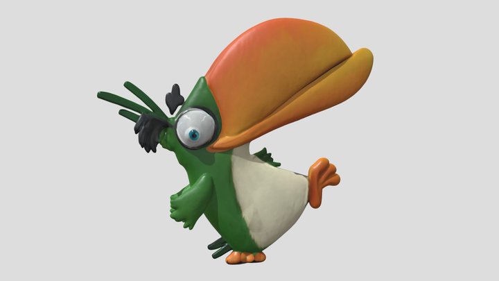 HAL (THE ANGRY BIRDS MOVIE) 3D Model