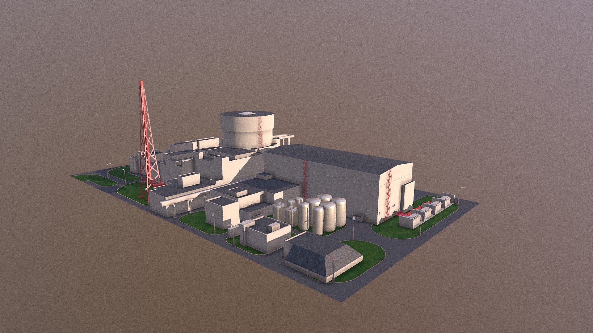 NPP, reactor building