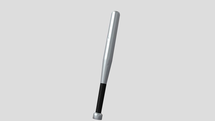 Worn aluminum baseball bat – Modèle 3D gratuit STL