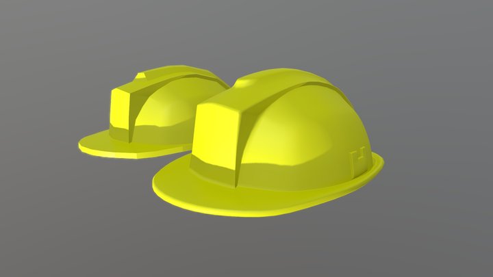 Construction Hat/Hard Hat 3D Model