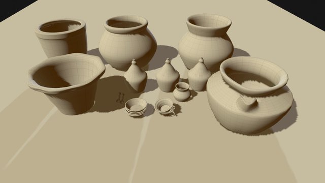 Clay Object 3D Model