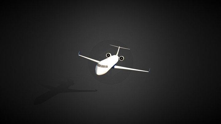 CRJ-700 3D Model