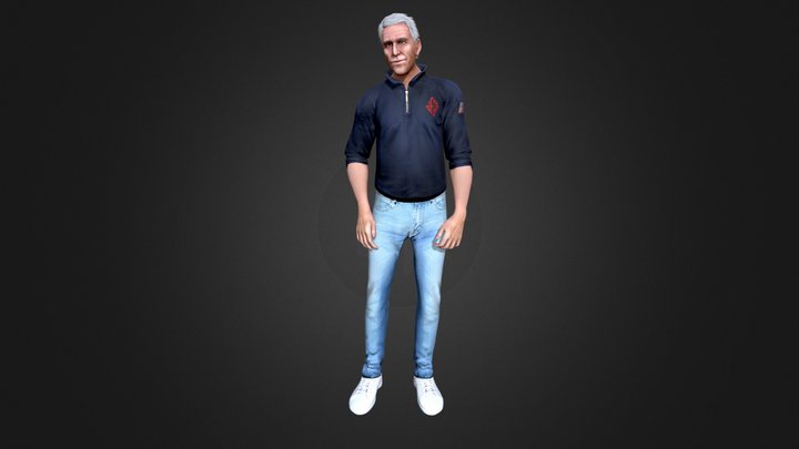 Game ready Jeffrey Epstein 3D Model