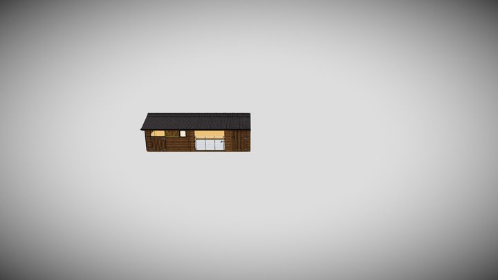 Wooden Stable 3D Model