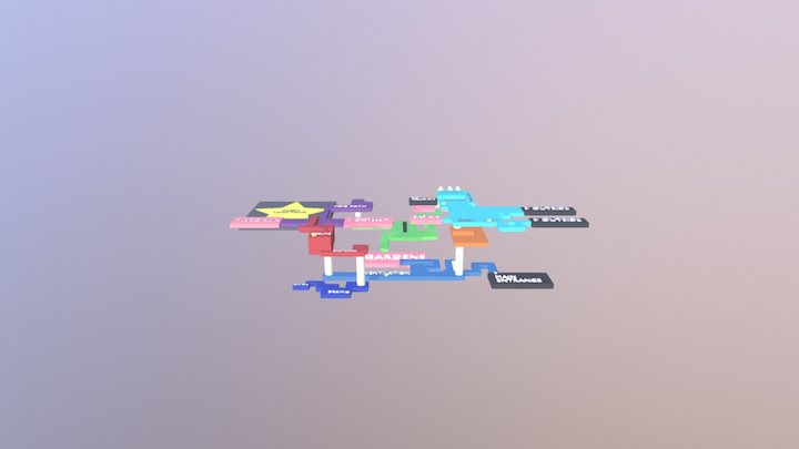 Underbelly Map - Leviathan Raid 3D Model