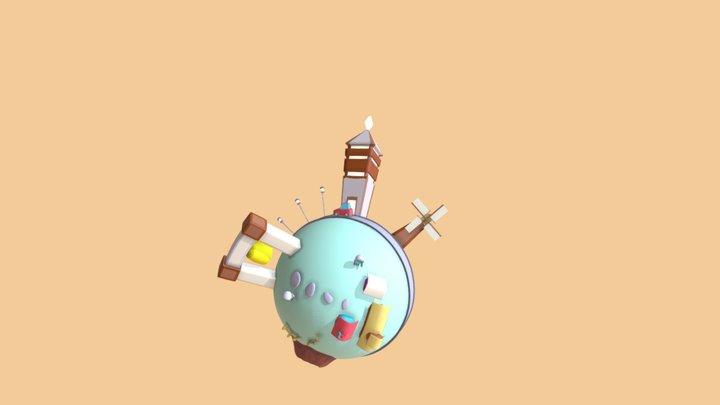 Littlle Planet 3D Model