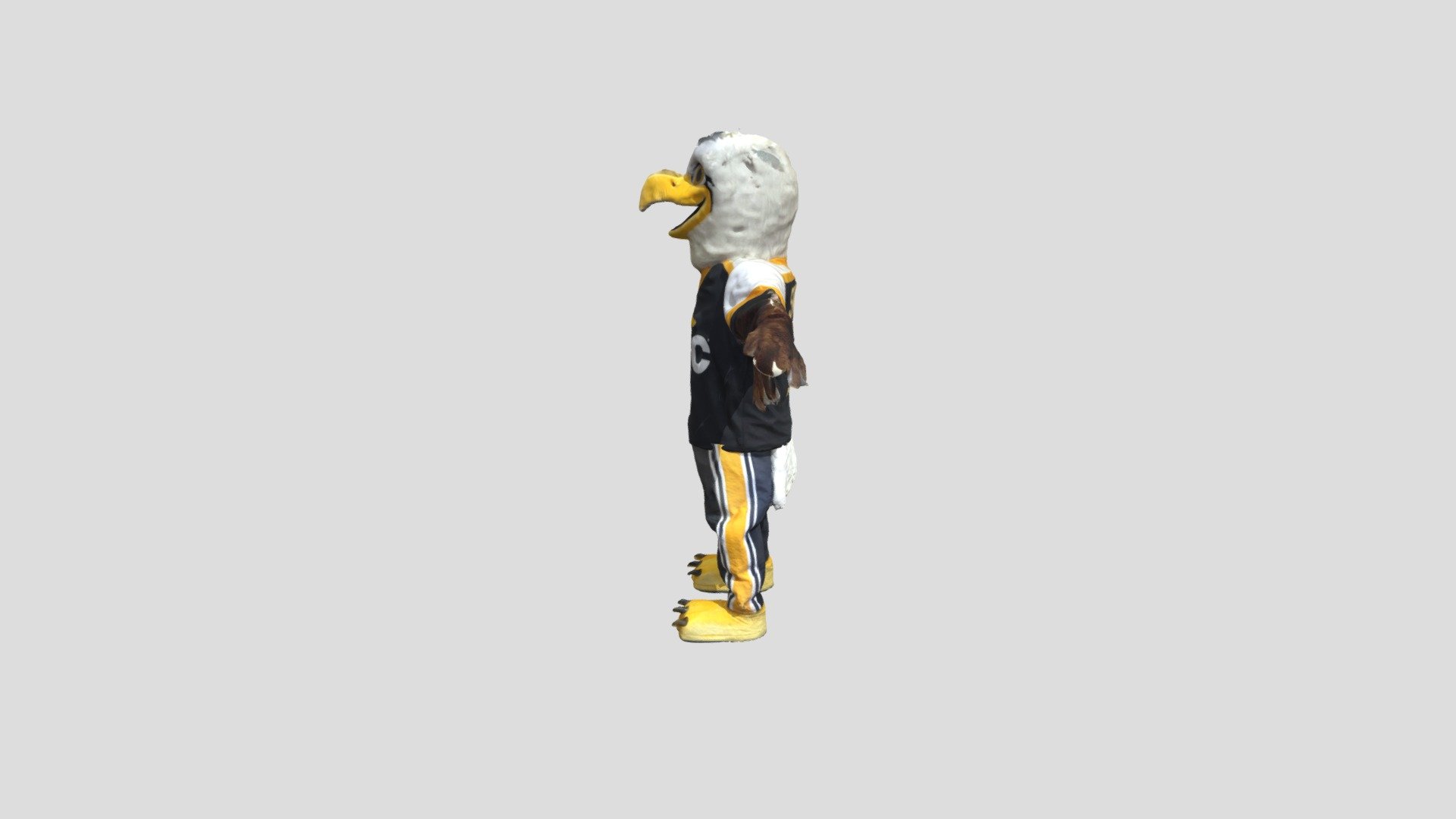 HCC Mascot Eagle Chicken Dance Download Free 3D model by Houston