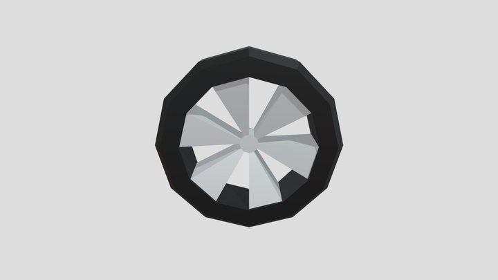 Simple Wheel 01 3D Model