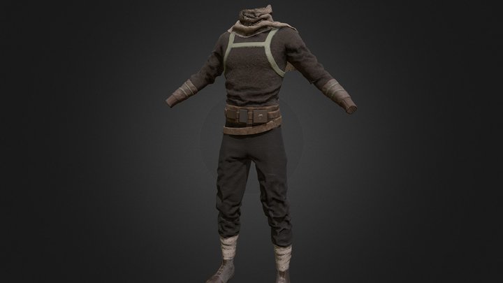 Scavenger Outfit 3D Model