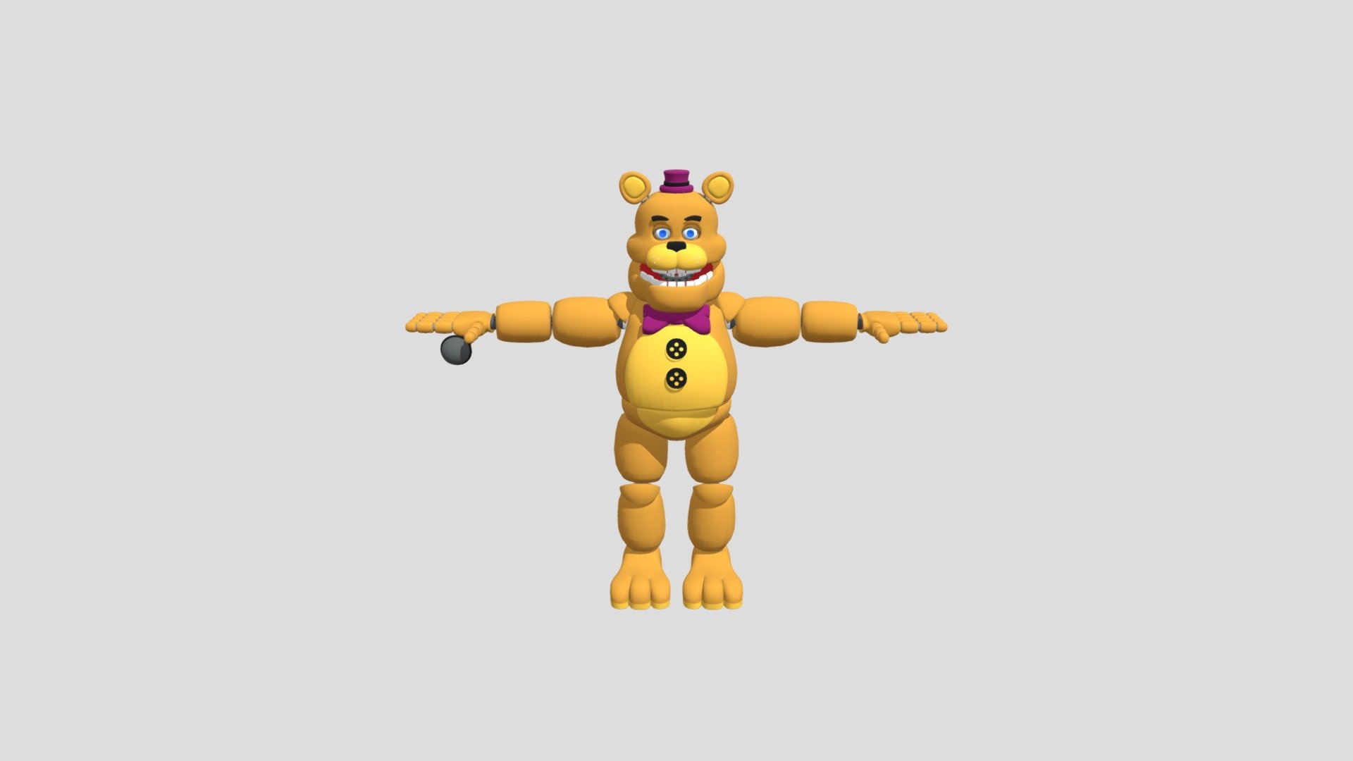 Fredbear - Download Free 3D Model By AndriYtElXD [98e955c] - Sketchfab