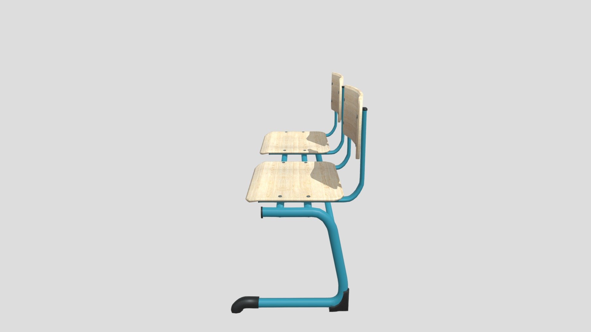 School Desk (Seat) 3D model by CemBSRN [98e9d35] Sketchfab