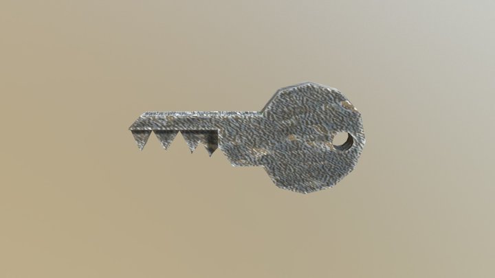Llave OBJ 3D Model