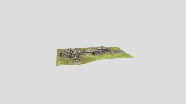 Antontine Wall Bathhouse 3D Model