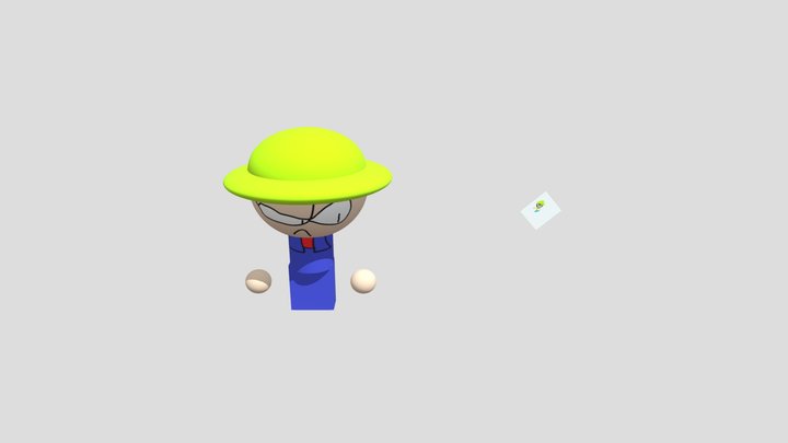 Bambi 3d Enojado Aplle Core 3D Model