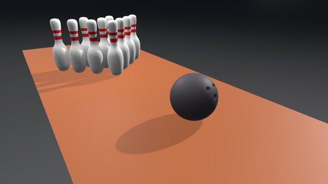 Bowling Alley 3D Model
