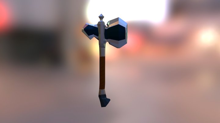 One Handed Hammer 3D Model