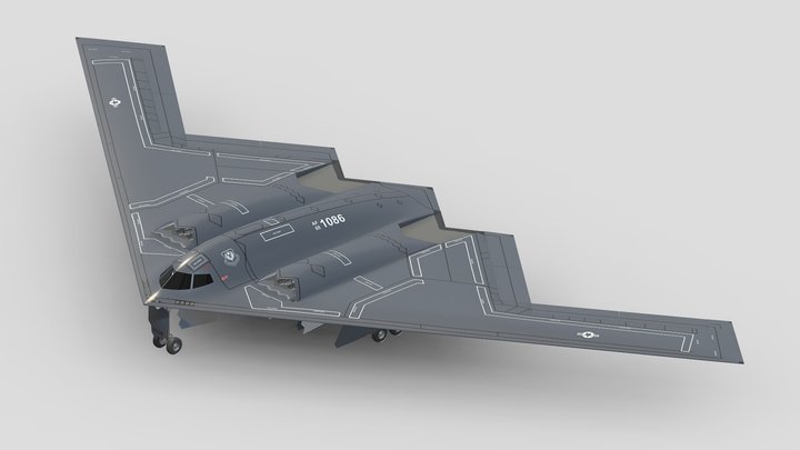 B2 Stealth Bomber Free 3d Model Open3dModel | atelier-yuwa.ciao.jp