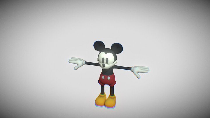 wii-epic-mickey-mickey-mouse 2 3D Model