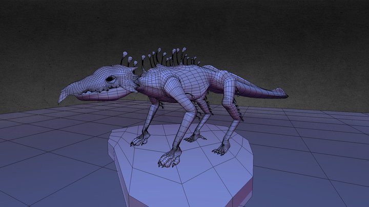Fantastic Creature 3D Model