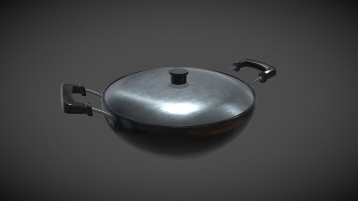 Realistic 3D Kadai 3D Model