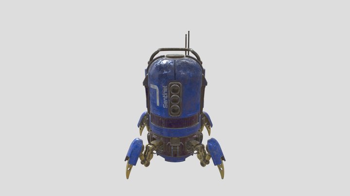 Spiderbot 3D Model