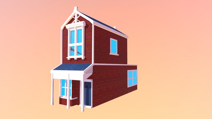 Colonial House V01 3D Model