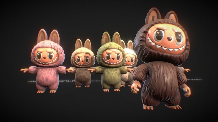 Labubu 3D model Download (Roblox) 3D Model