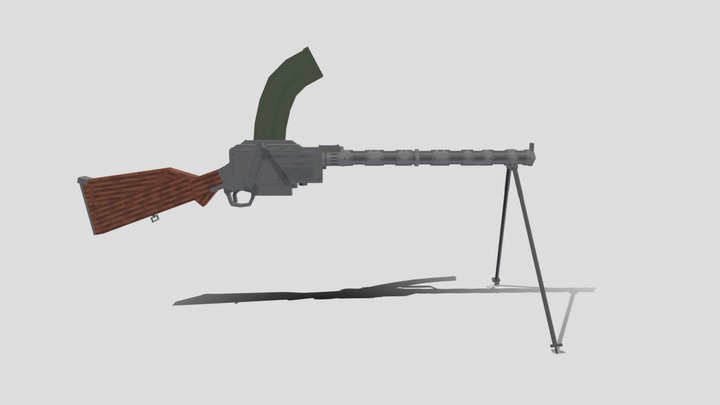Madsen 1904 3D Model