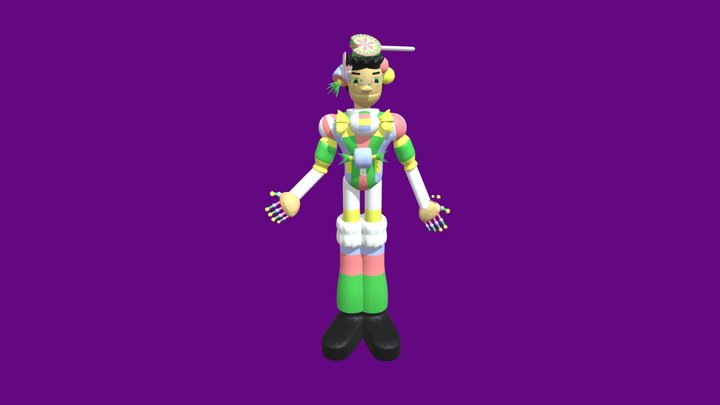 Candi Man 3D Model